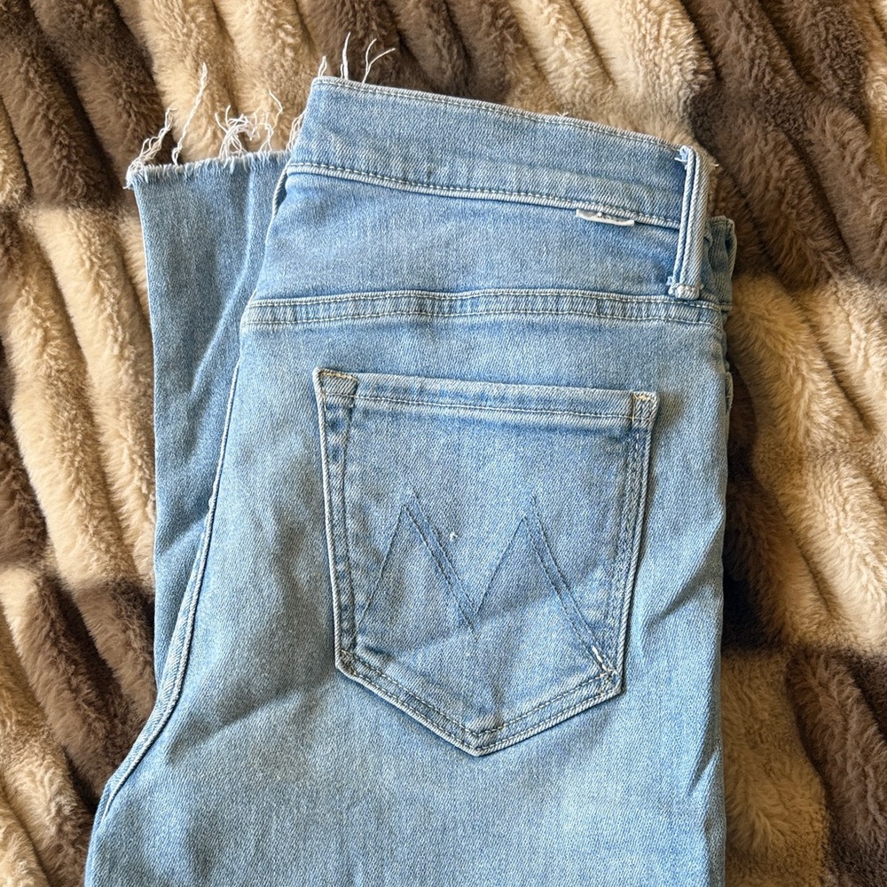 MOTHER Light Blue Skinny Jeans